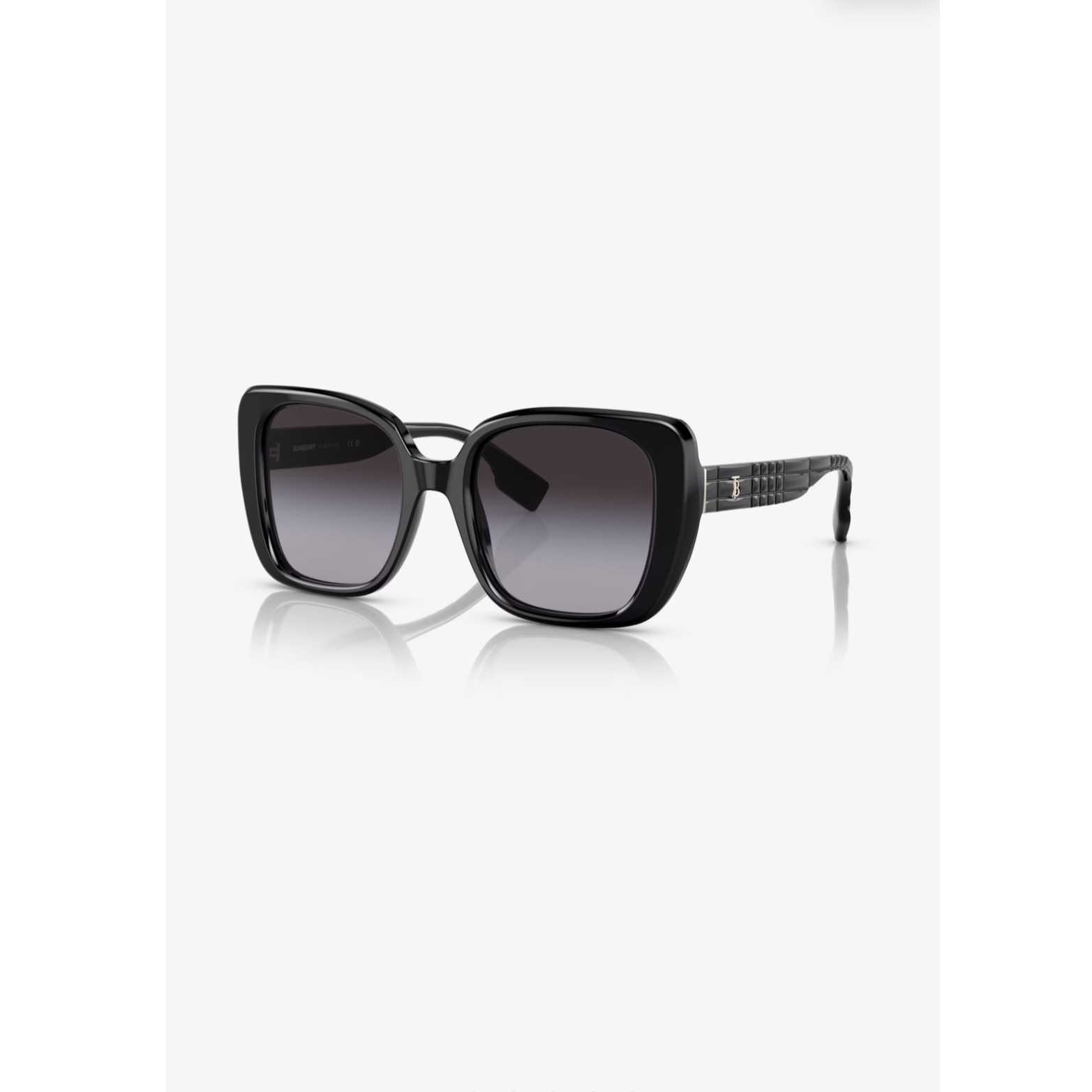 Burberry Helena Be4371 Sunglasses Black Polarized Gradient Lenses